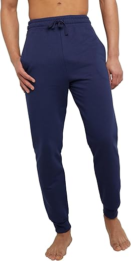 Hanes mens Ecosmart Jogger Sweatpants, Men's Midweight Fleece Lounge Pants, 30.5